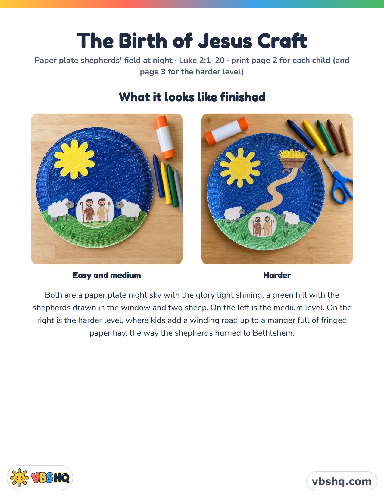 Nativity Craft for Kids