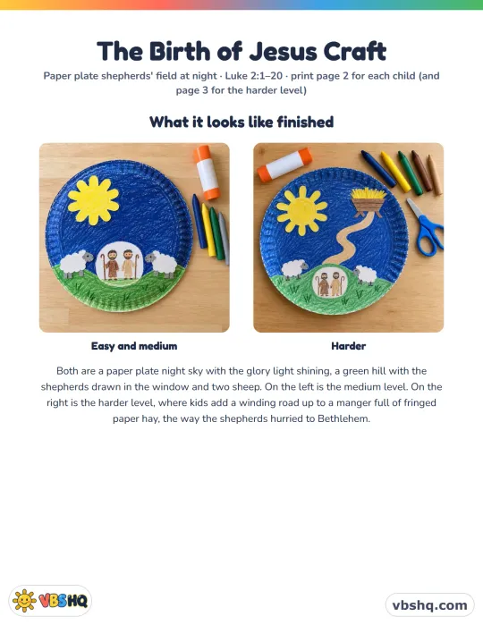 Nativity Craft for Kids