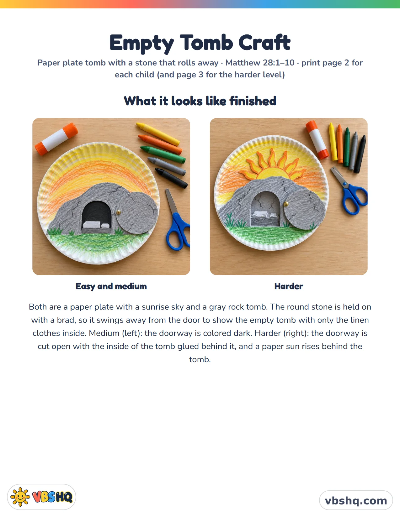 Empty Tomb Craft for Kids